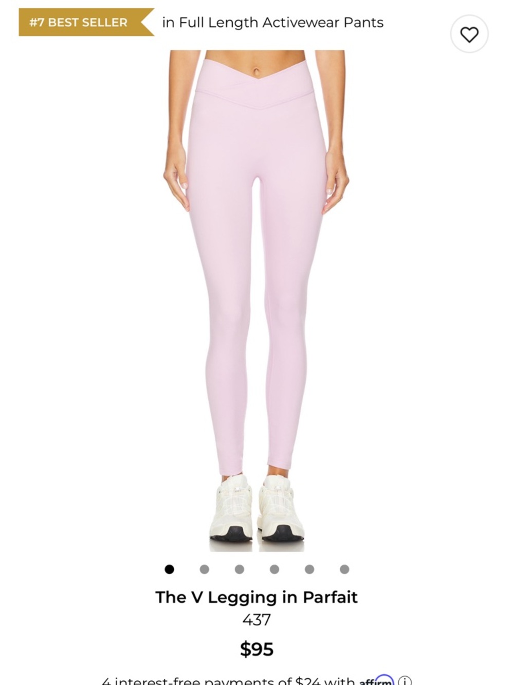 437 Viral Pink and High-Waist Leggings (matching bra sold)